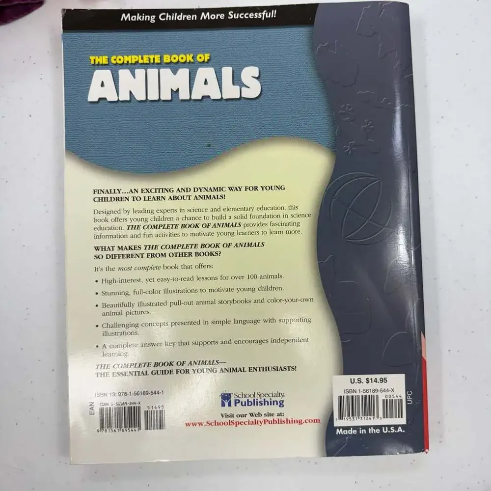 The Complete Book of Animals – Grades 1–3 – American Education Publishing – 2000